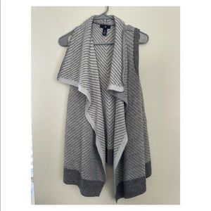 Gap open front gray cardigan. Size small.